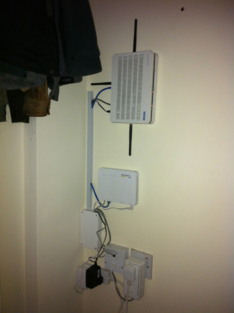Fibre to the Cabinet networking set-up