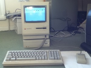 A Mac Plus I rescued.